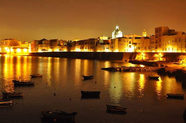 Trapani at Sunset