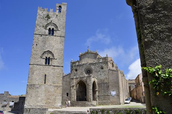 Erice Frederick III Tower and Cathedral