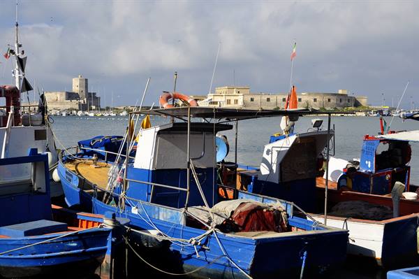 Fishermen's harbour in Trapani