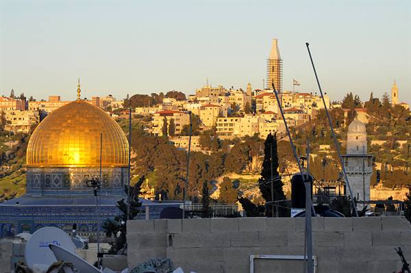 Jerusalem at sunset