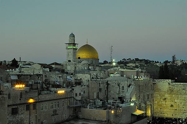 Jerusalem at sunset