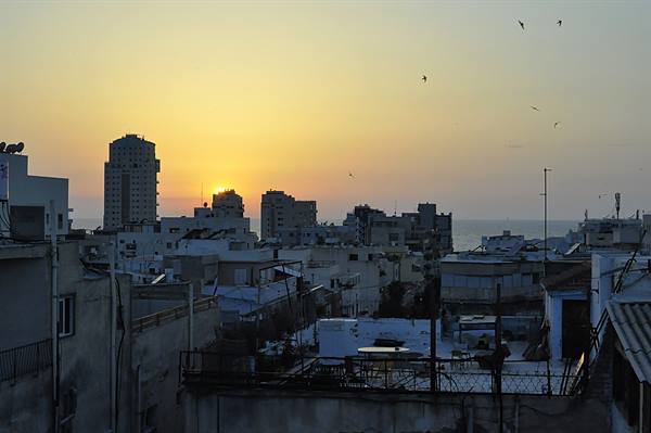 Tel Aviv at sunset
