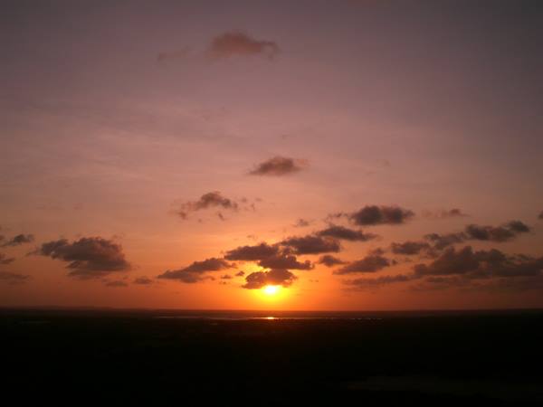 Sunset at canoa Quebrada
