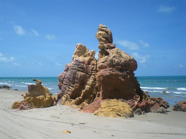 Multicoloured rock