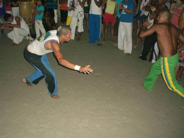 Capoeira in the evening