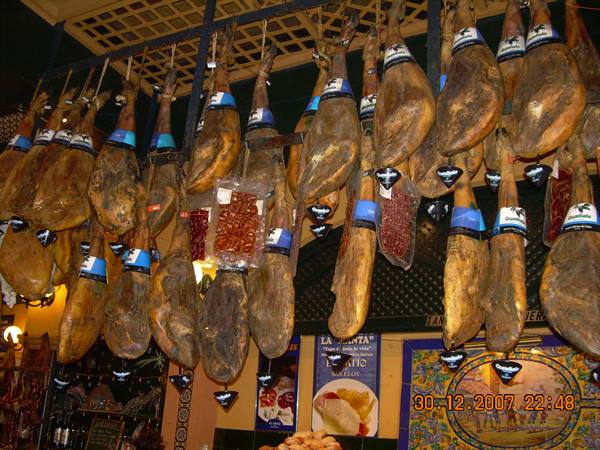 Jamon Serrano and tapas