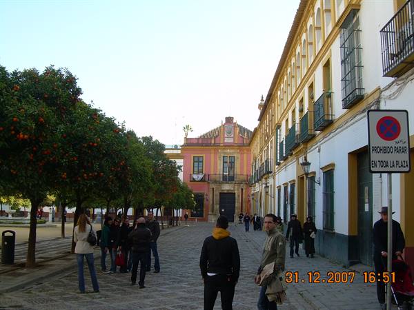 Patio of the orange trees