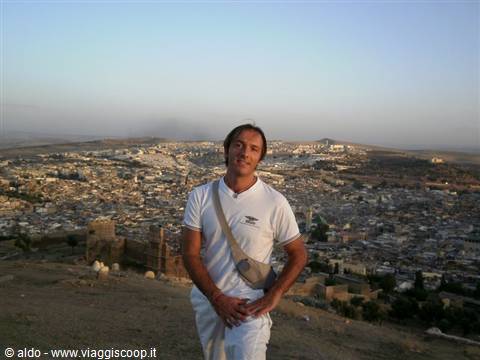 sunset over the medina