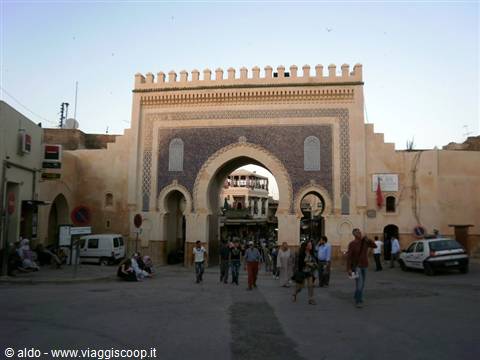 the BLUE gate of the medina
