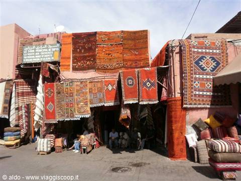 carpet seller in the suk