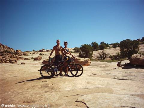 On a Mountain Bike