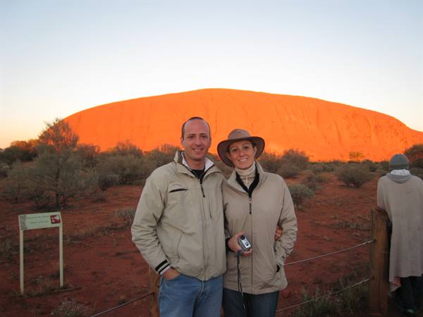 Uluru at dawn