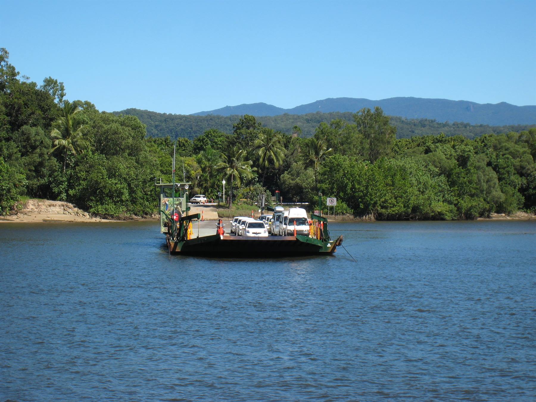The crossing of the Daintree River
