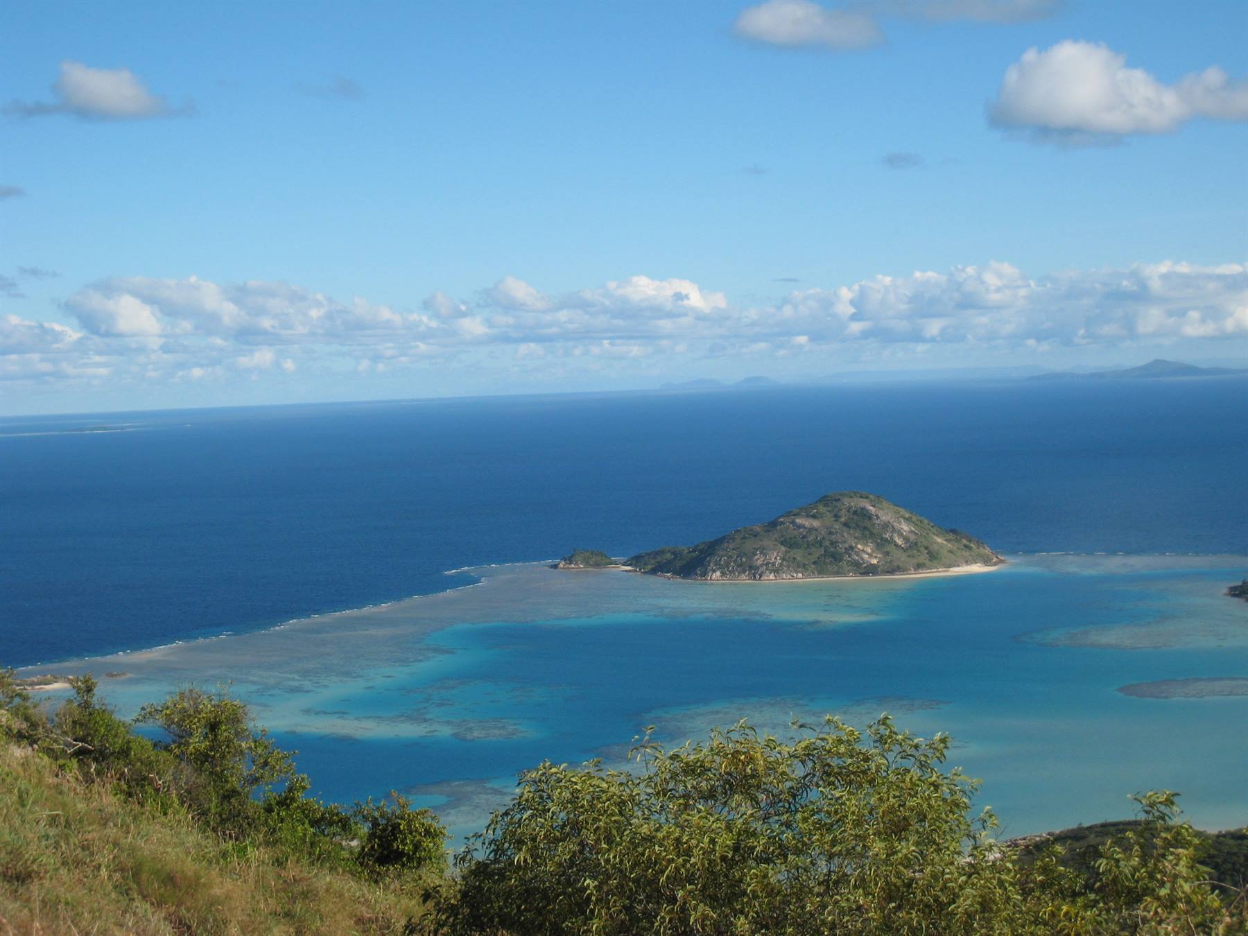 Lizard Island seen from the path to Cook's Lookout