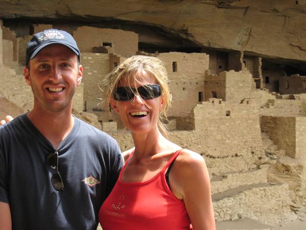 Mesa Verde National Park - The two of us at the Cliff Palace
