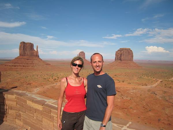 The two of us at Monument Valley