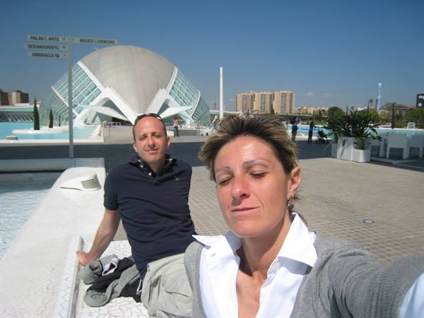 The two of us at the city of arts and sciences