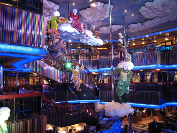 The interiors of the ship