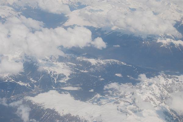 the panorama during the flight