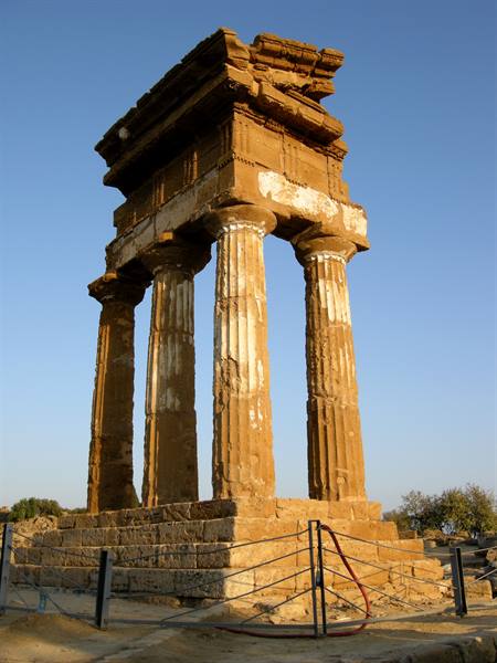The Valley of the Temples - The temple of the Dioscuri