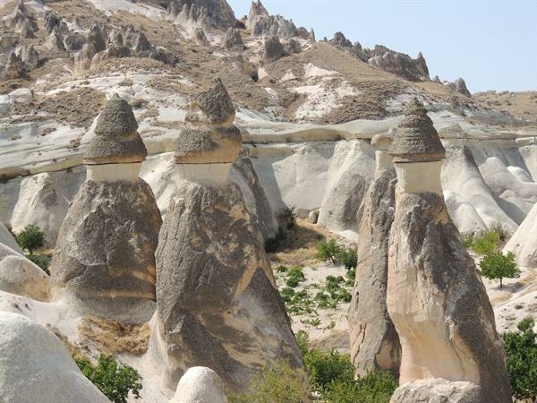 The town of Paşabağ - the fairy chimneys
