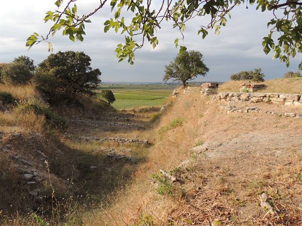 Troy - view of the Dardanelles strait