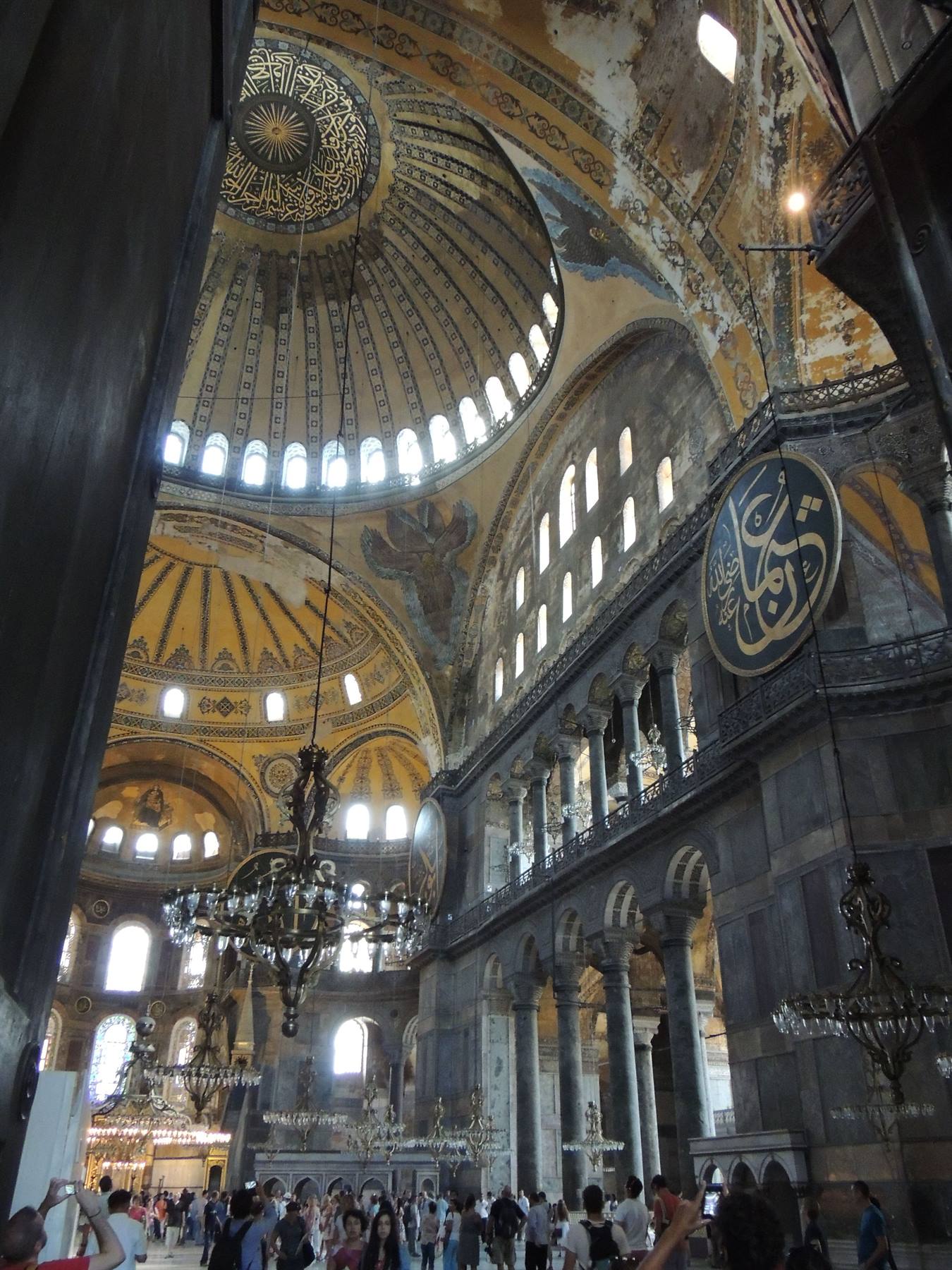 Istanbul - la Basilica di Santa Sofia - interno