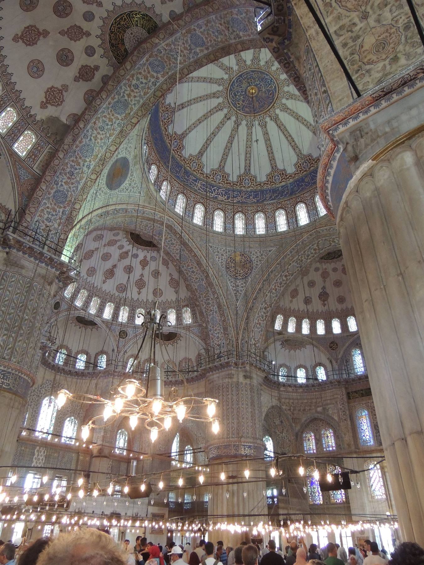 Istanbul - la Moschea Blu - interno