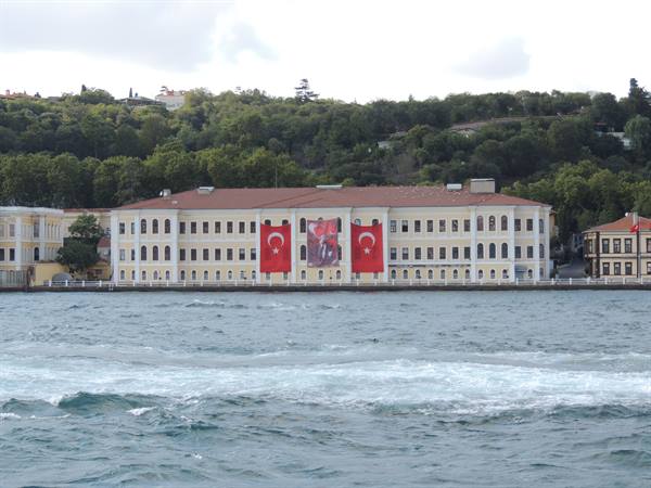 By boat on the Bosphorus - Galatasaray University