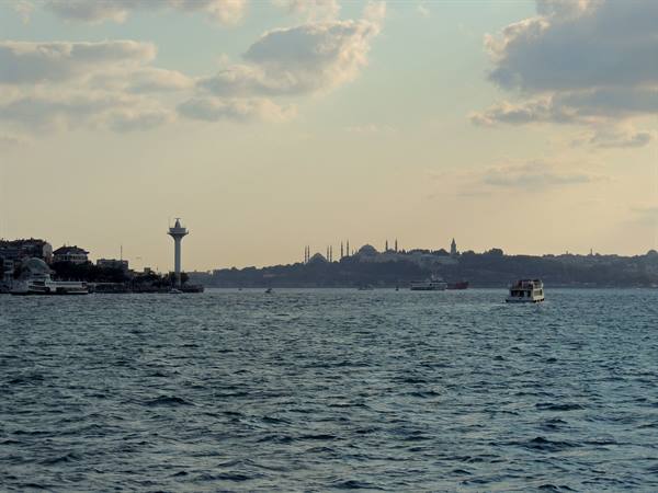 By boat on the Bosphorus - the Golden Horn