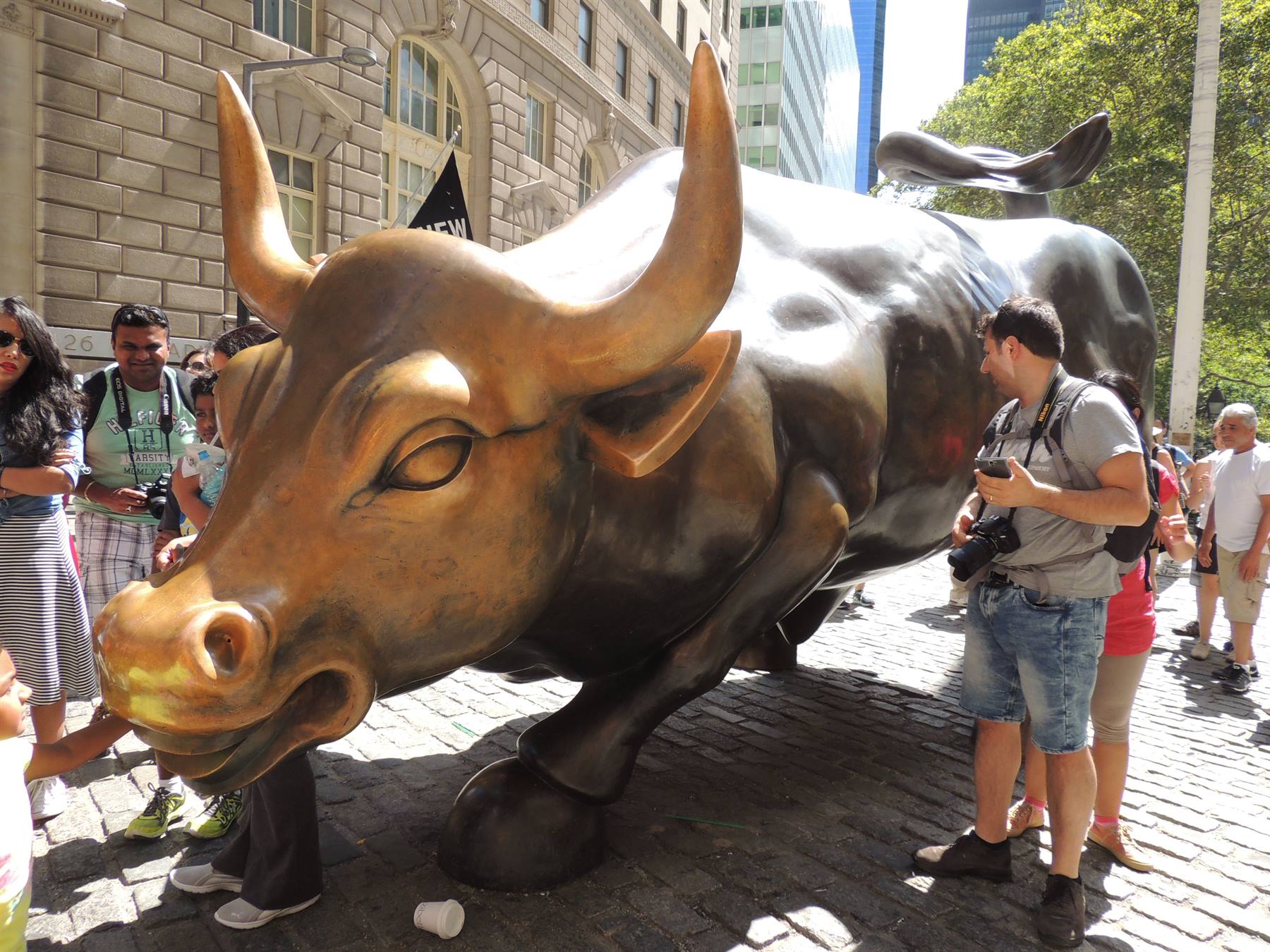 Financial District Charging Bull