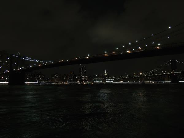 Brooklyn Bridge by night