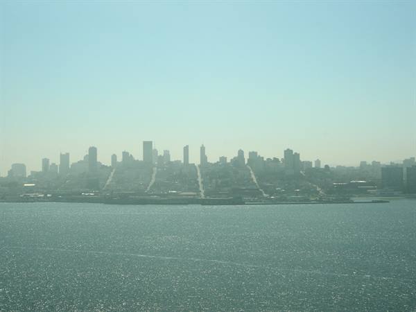 San Francisco - View of the city from Alcatraz
