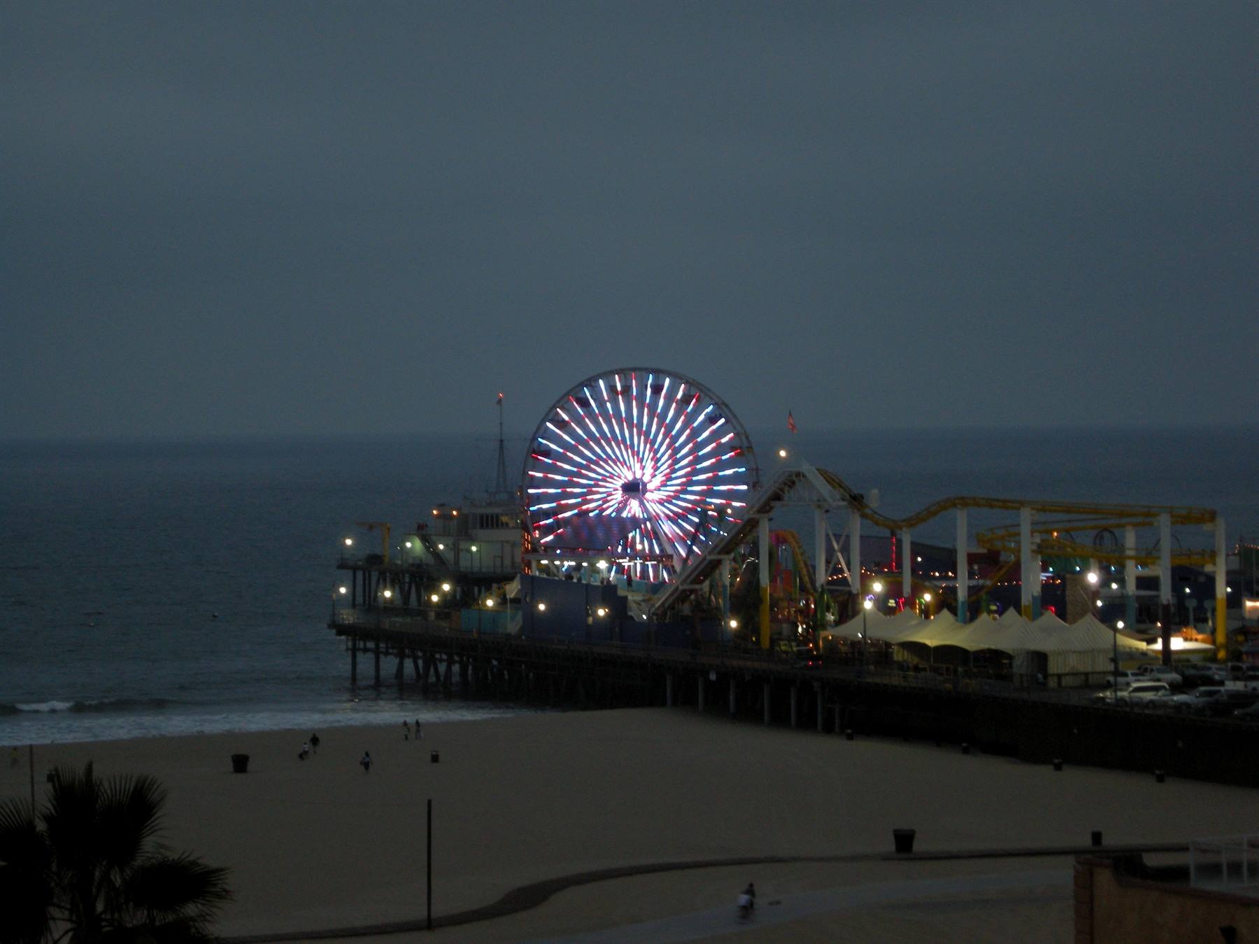 Los Angeles - Santa Monica - The Pier and the ferris wheel