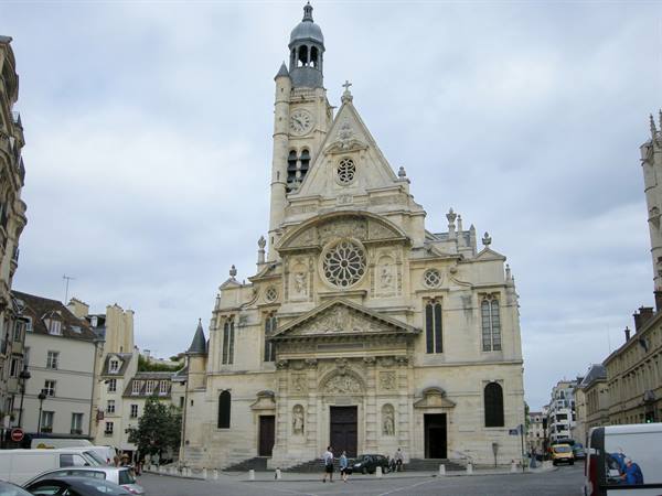 The church of St Etienne du mont