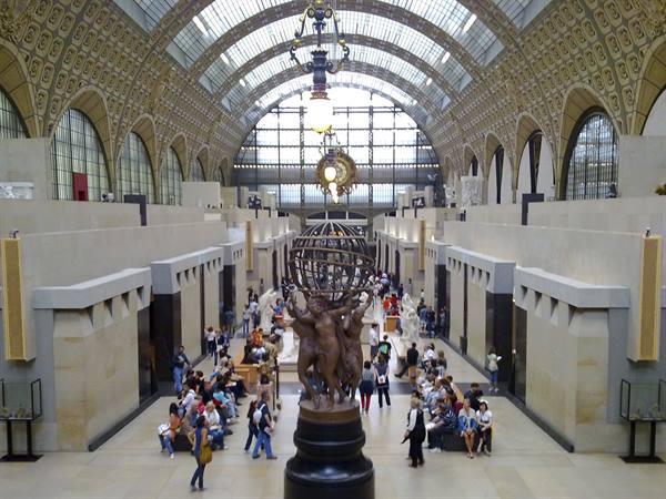 The interior of the Musée D'Orsay