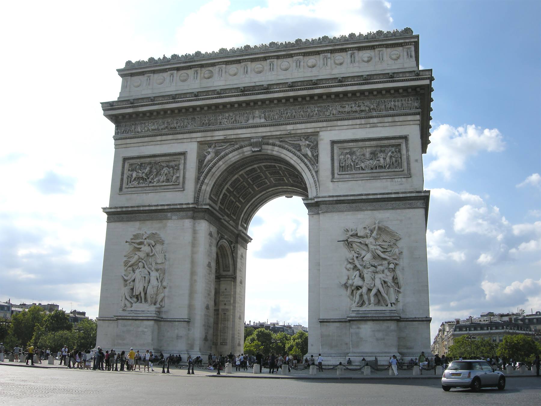 The Arc de Triomphe