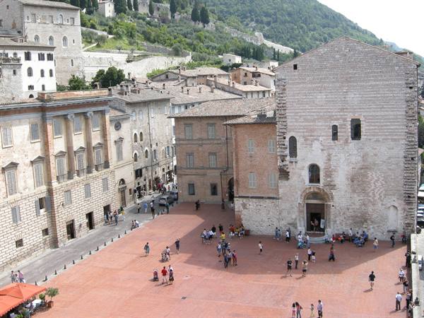 Gubbio square and P.Ducale