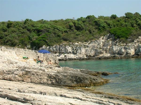 small bay at the tip