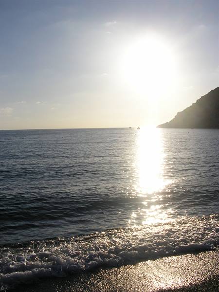 sunset in maratea