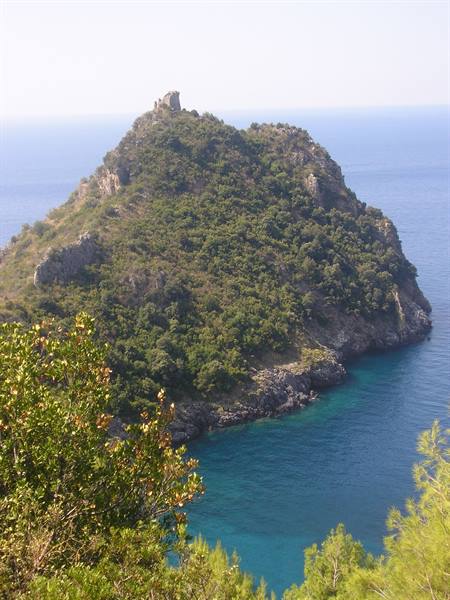 lido la secca seen from above