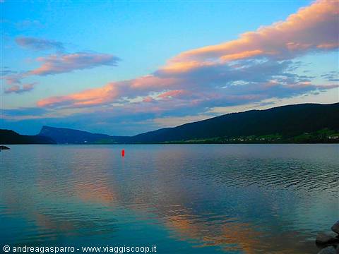 Lake and clouds