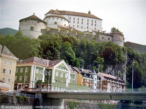 Kufstein from the boat on the Inn