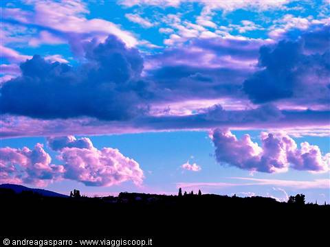 Evening falls