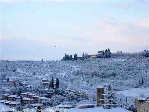 The Antella under the snow