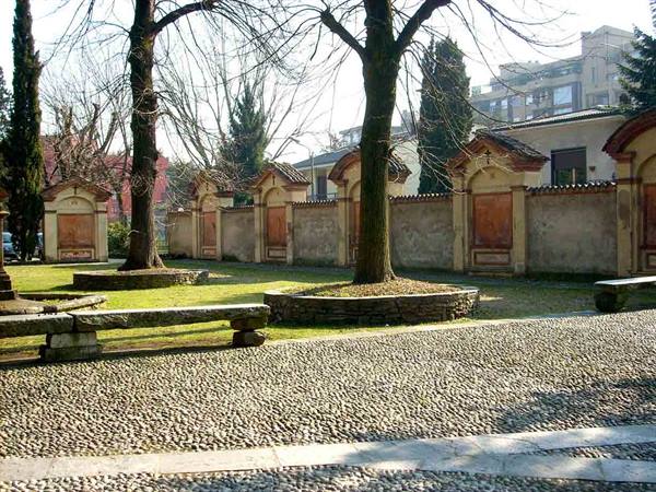 The courtyard of the Sanctuary