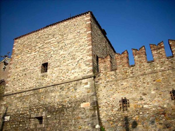 View of the castle of Turbigo