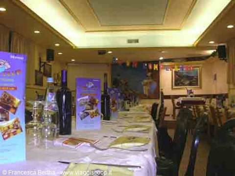 In the dining room of the Ristorante Pizzeria Park Club