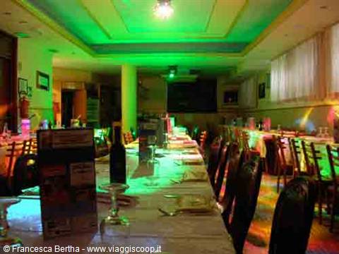 In the dining room of the Ristorante Pizzeria Park Club