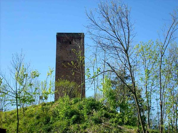 The ancient Tower of San Salvatore Monferrato